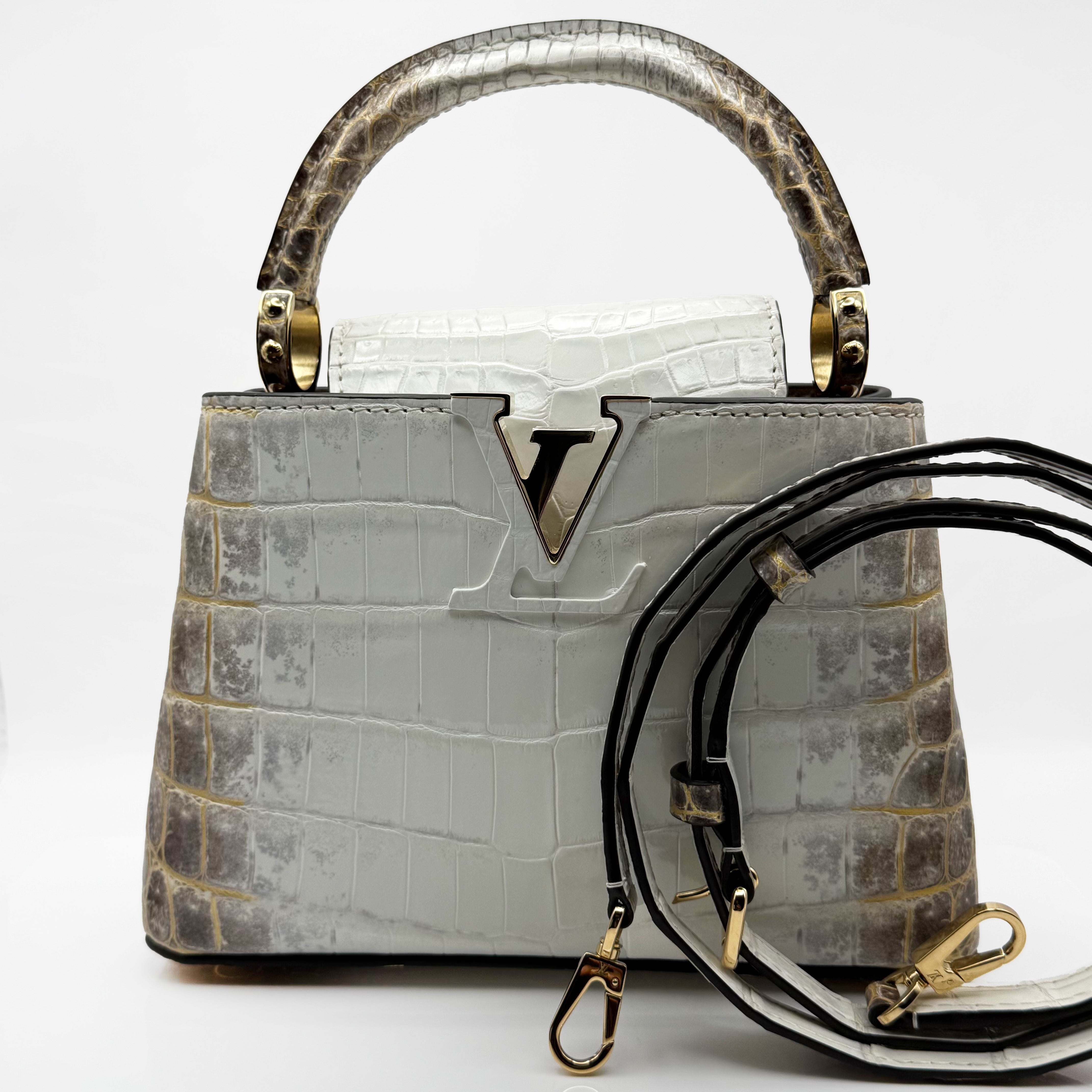 Louis Vuitton Capucines Mini in Krokodilprägung